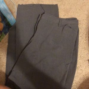 Gray dress slacks